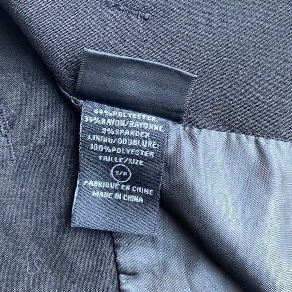 Houndstooth Mini Skirt Front Slit Accent Zipper Black White - Picture 6 of 15